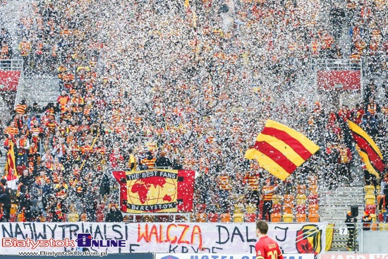 Mecz Jagiellonia Białystok - Zagłębie Lubin