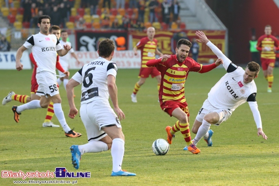 Mecz Jagiellonia Białystok - Zagłębie Lubin