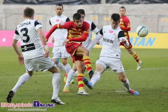 Mecz Jagiellonia Białystok - Zagłębie Lubin