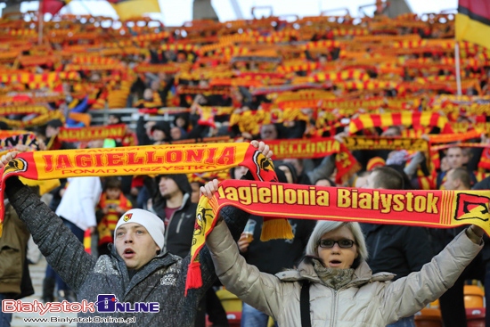 Mecz Jagiellonia Białystok - Zagłębie Lubin