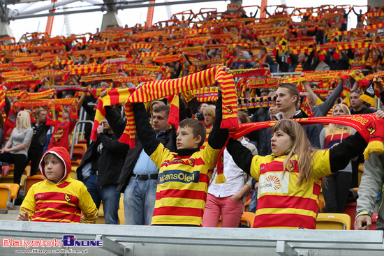 Mecz Jagiellonia Białystok - Zagłębie Lubin