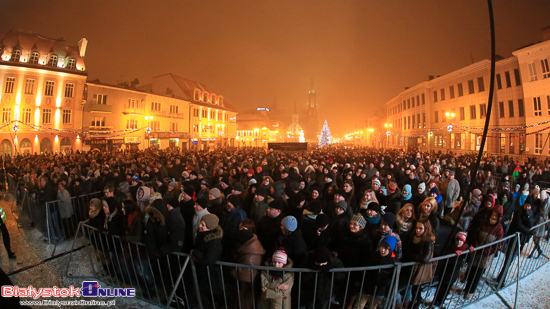 Sylwester miejski na Rynku Kościuszki