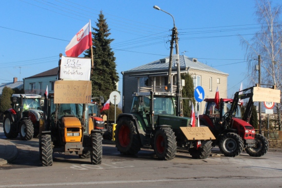 Protest rolników w Knyszynie