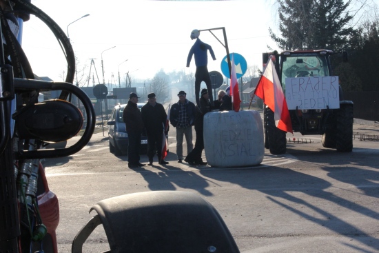 Protest rolników w Knyszynie