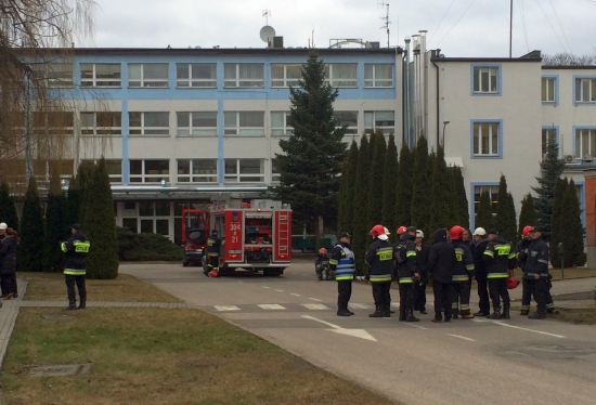 Pożar w zakładzie energetycznym