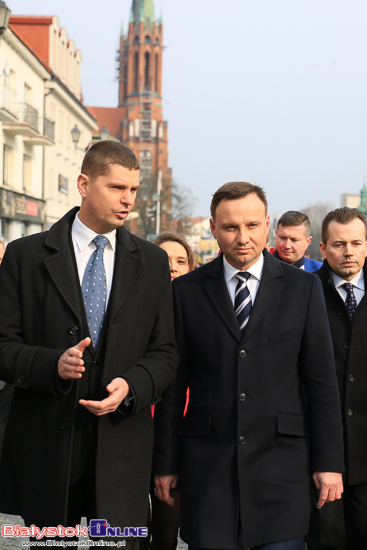 Andrzej Duda w Białymstoku