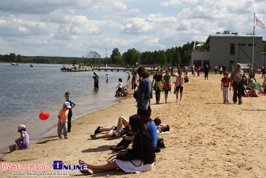 Majówka na plaży miejskiej w Dojlidach