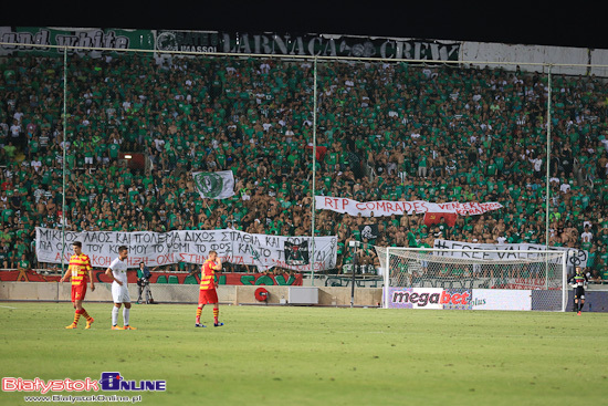 Liga Europy. Omonia Nikozja - Jagiellonia Białystok