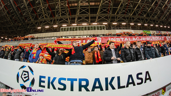 Mecz Jagiellonia Białystok - Cracovia Kraków