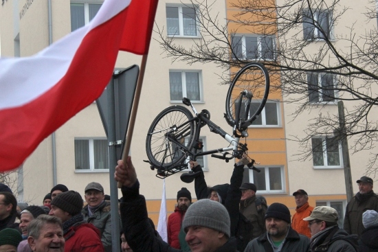 Manifestacja w obronie mediów publicznych