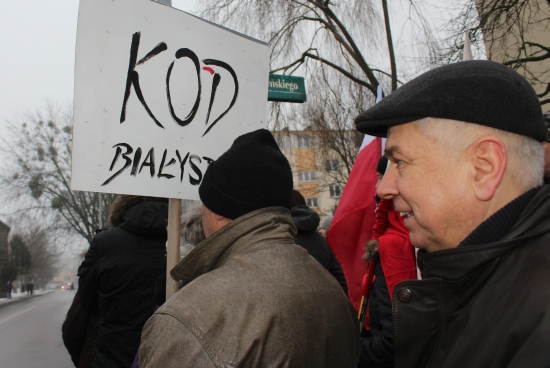 Manifestacja w obronie mediów publicznych