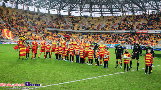 Mecz Jagiellonia Białystok - Górnik Łęczna