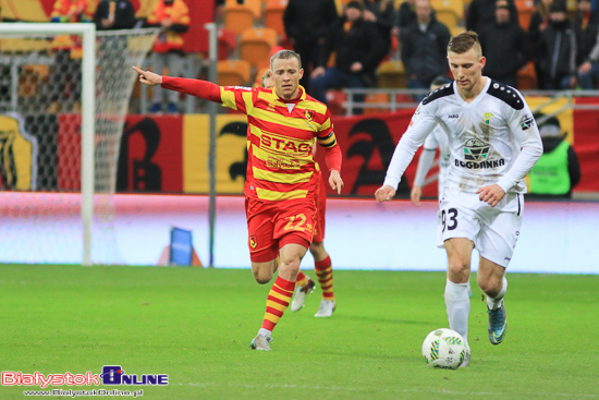 Mecz Jagiellonia Białystok - Górnik Łęczna