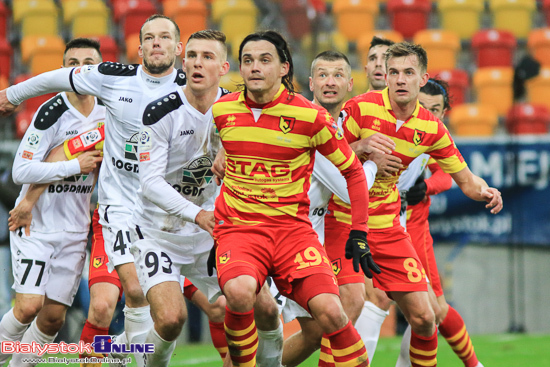 Mecz Jagiellonia Białystok - Górnik Łęczna