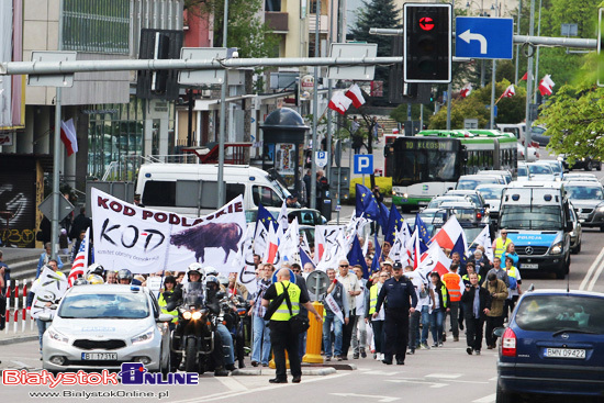 Marsz KOD. Białystok dla Konstytucji i Tolerancji