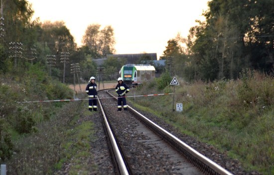 Wypadek na przejeździe kolejowym