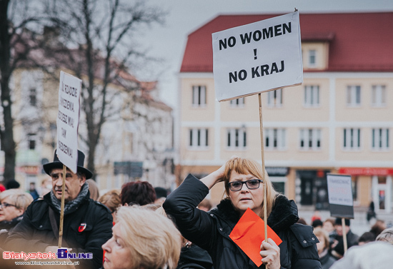 Międzynarodowy Strajk Kobiet w Białymstoku