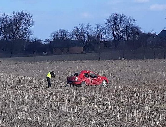 Wypadek na trasie Grajewo - Rajgród