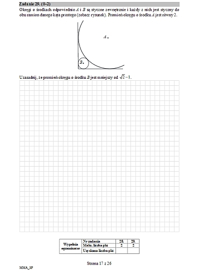 Matura z matematyki. Arkusze, pytania