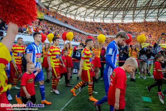 Mecz Jagiellonia Białystok - Wisła Płock