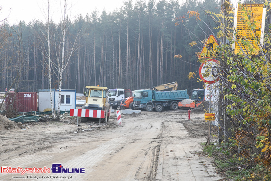 Trasa niepodległości. Postęp prac na budowie