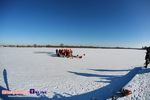 Działania ratownicze na lodzie i pokaz tresury psów