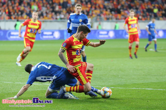 Półfinał Pucharu Polski. Jagiellonia Białystok - Miedź Legnica