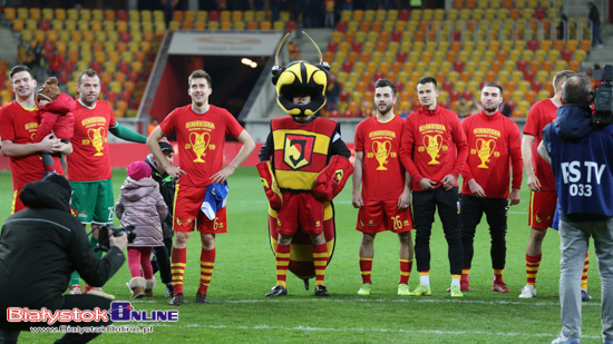 Półfinał Pucharu Polski. Jagiellonia Białystok - Miedź Legnica