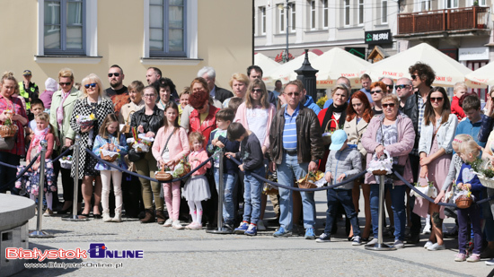 Święcenie pokarmów na Rynku Kościuszki