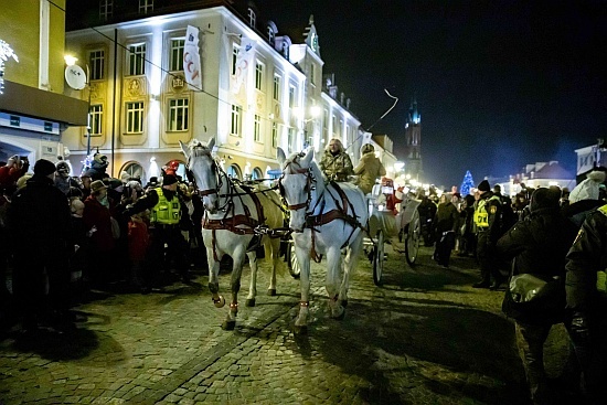 Wizyta św. Mikołaja w Białymstoku