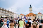 Rafał Trzaskowski na Rynku Kościuszki