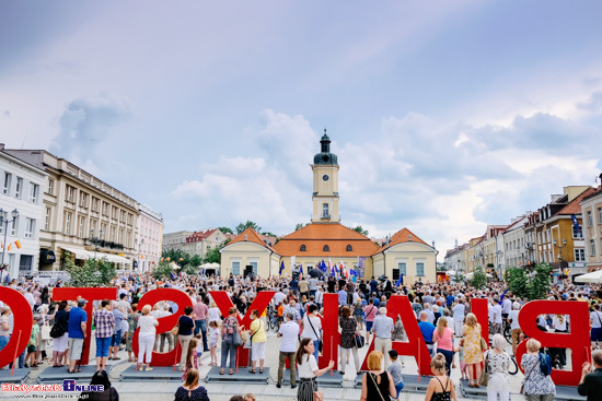 Rafał Trzaskowski na Rynku Kościuszki