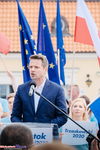 Rafał Trzaskowski na Rynku Kościuszki