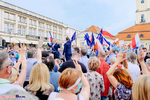 Rafał Trzaskowski na Rynku Kościuszki