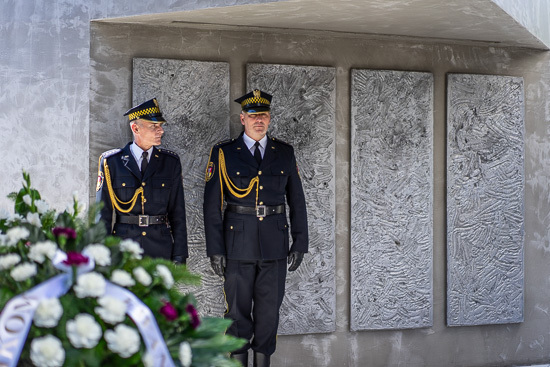 Otwarcie miejsca pamięci na Rynku Siennym