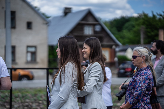 Otwarcie miejsca pamięci na Rynku Siennym