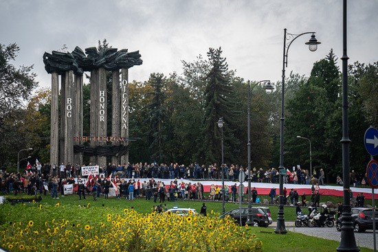 Protest antycovidowców