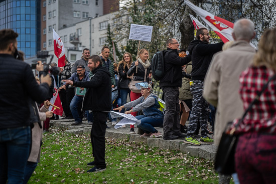 Protest antycovidowców