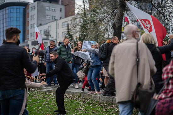 Protest antycovidowców