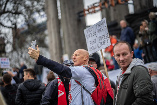 Protest antycovidowców