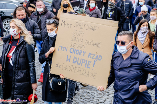 Protest branży gastro