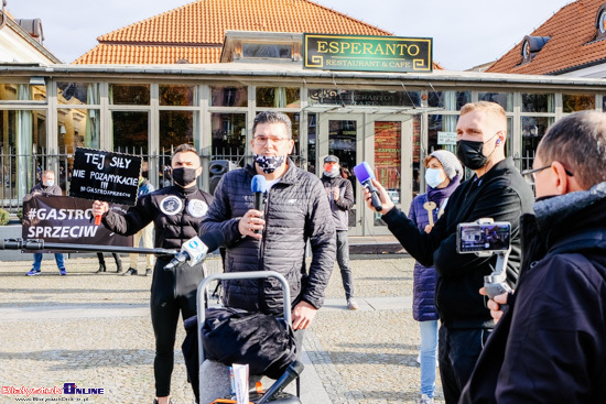 Protest branży gastro