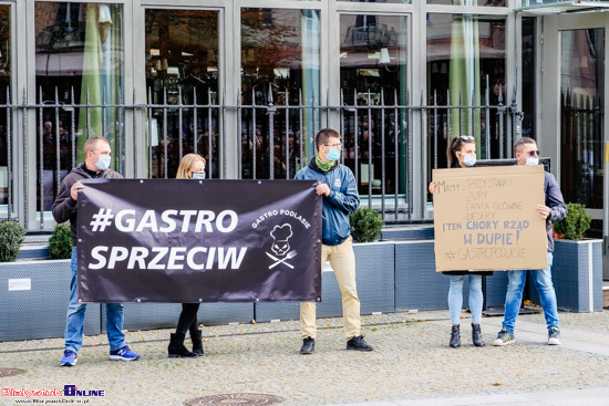 Protest branży gastro