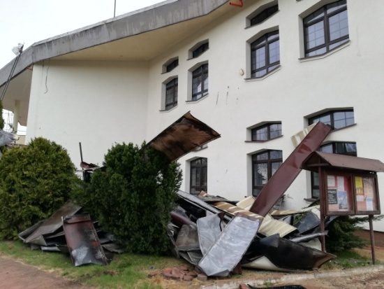 Kościół św. Maksymiliana Marii Kolbego po pożarze