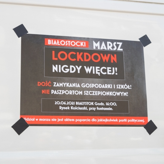 Marsz Lockdown Nigdy Więcej!