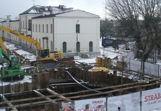 Prace na dworcu kolejowym w Białymstoku