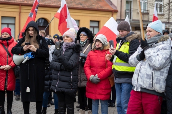 Protest antyszczepionkowców