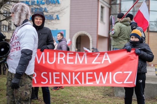 Protest antyszczepionkowców