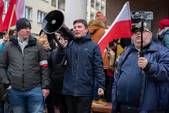 Protest antyszczepionkowców