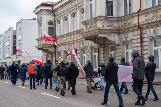 Protest antyszczepionkowców